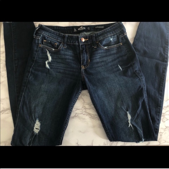 Hollister low rise super skinny stretch jeans - Picture 2 of 5